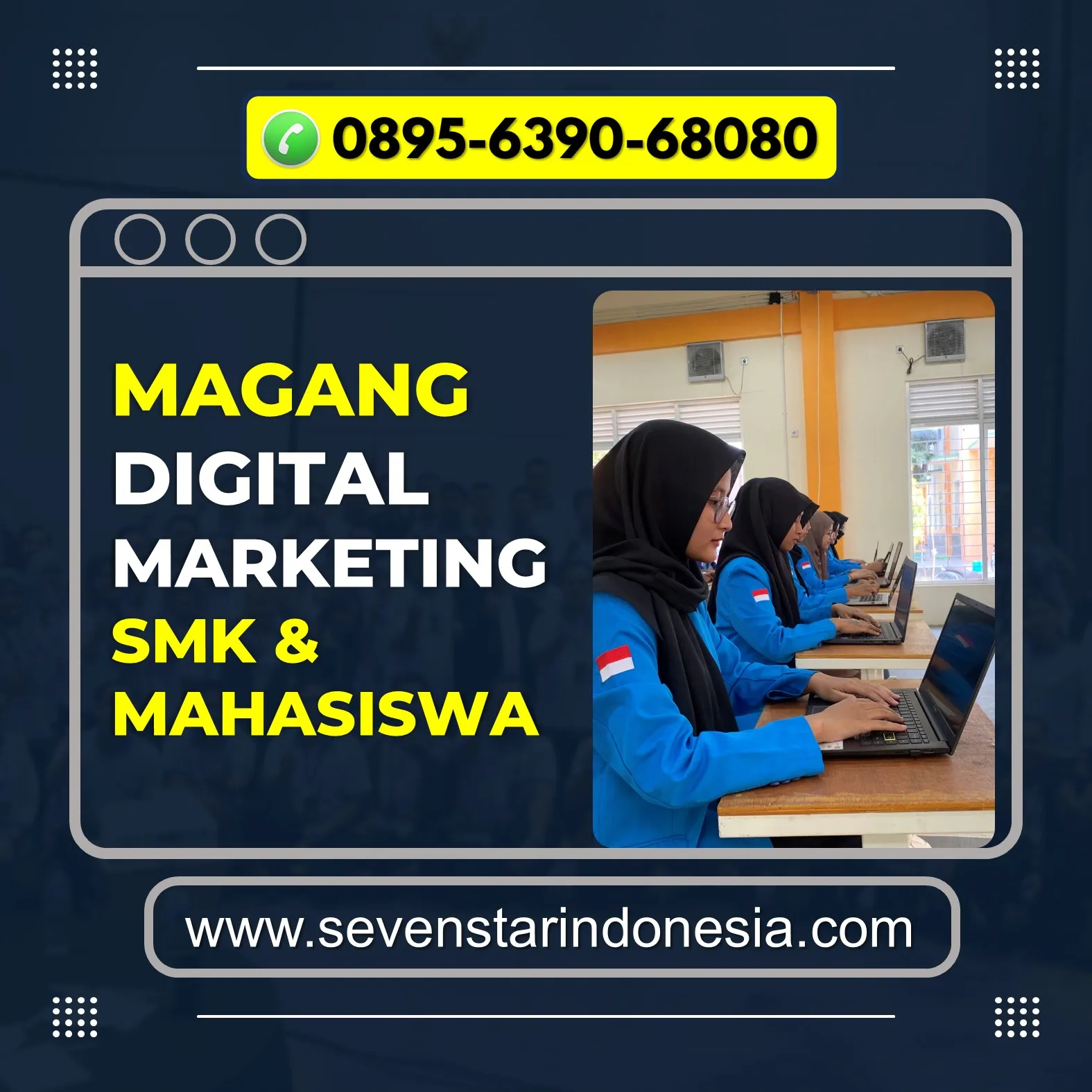 WA 0895-6390-68080, Lokasi Prakerin SIJA di Malang