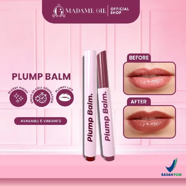 Madame Gie Plump Balm - Lip Gloss Moisturizing Long Lasting