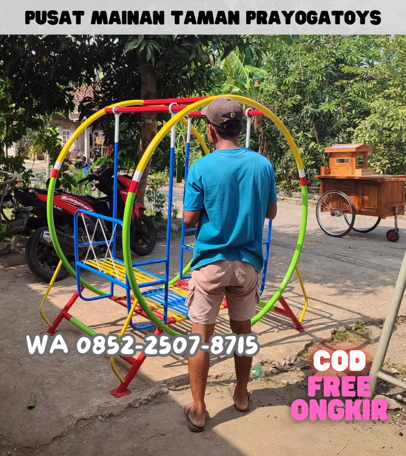 Pabrik ayunan besi minimalis Dan mainan outdoor untuk tk Babakan Madang Bogor