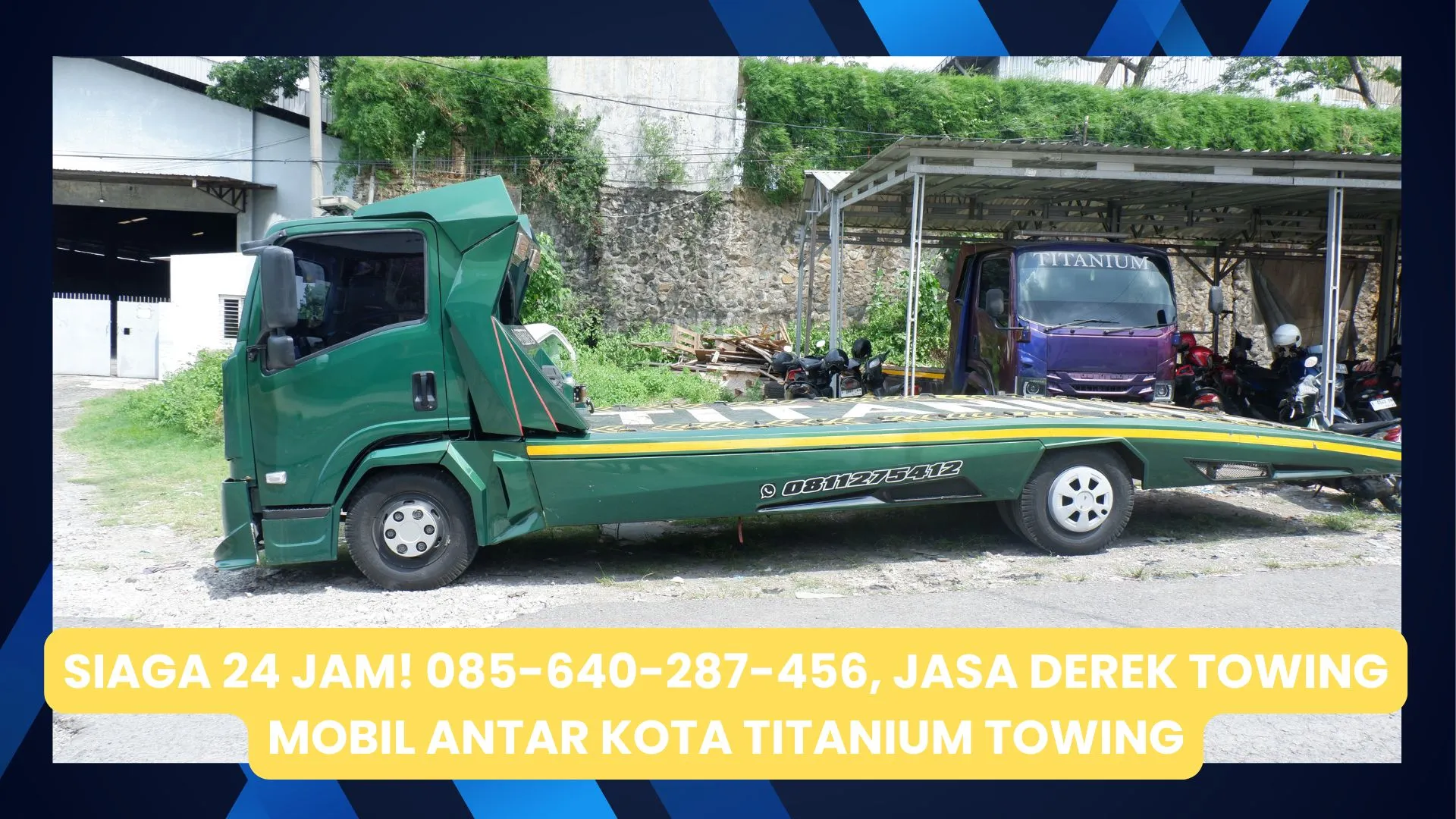 Siaga 24 Jam! , Jasa Derek Towing Mobil Antar Kota Titanium Towing