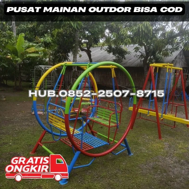 Gambar Ayunan Besi Dan Jungkat Jungkit Kec Arosbaya Bangkalan
