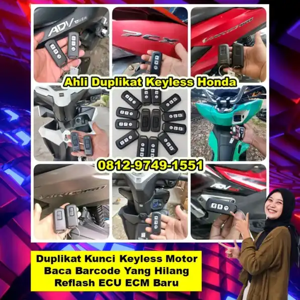 0812-9749-1551(WA), Duplikat Kunci Tanpa Kunci Honda PCX ADV Vario SCOOPY Sedong Cirebon