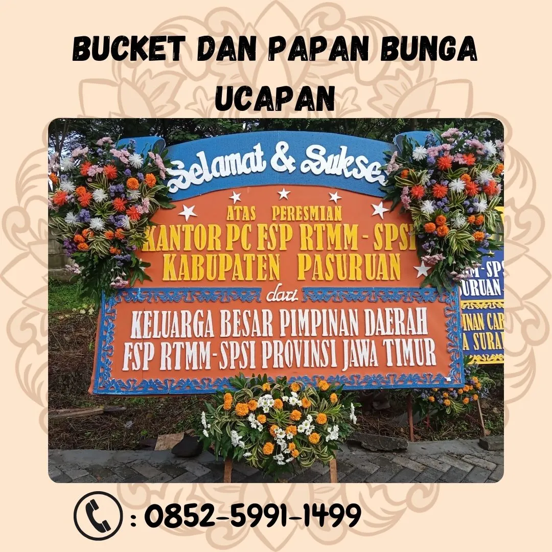 Jual Papan Bunga Ucapan Wisuda Pandaan Pasuruan