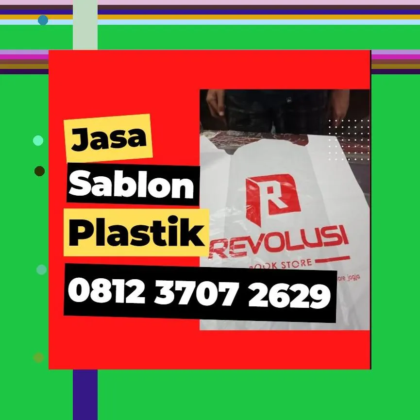 Jasa Sablon Plastik OPP di Kalasan