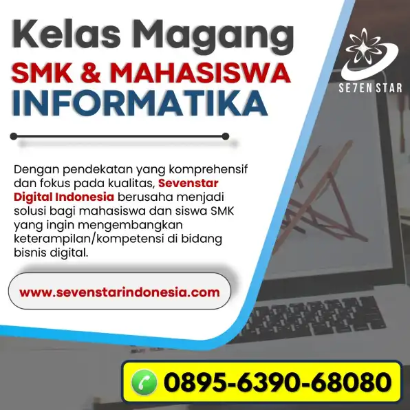 WA 0895-6390-68080 Program Magang Bisnis Digital di Kediri