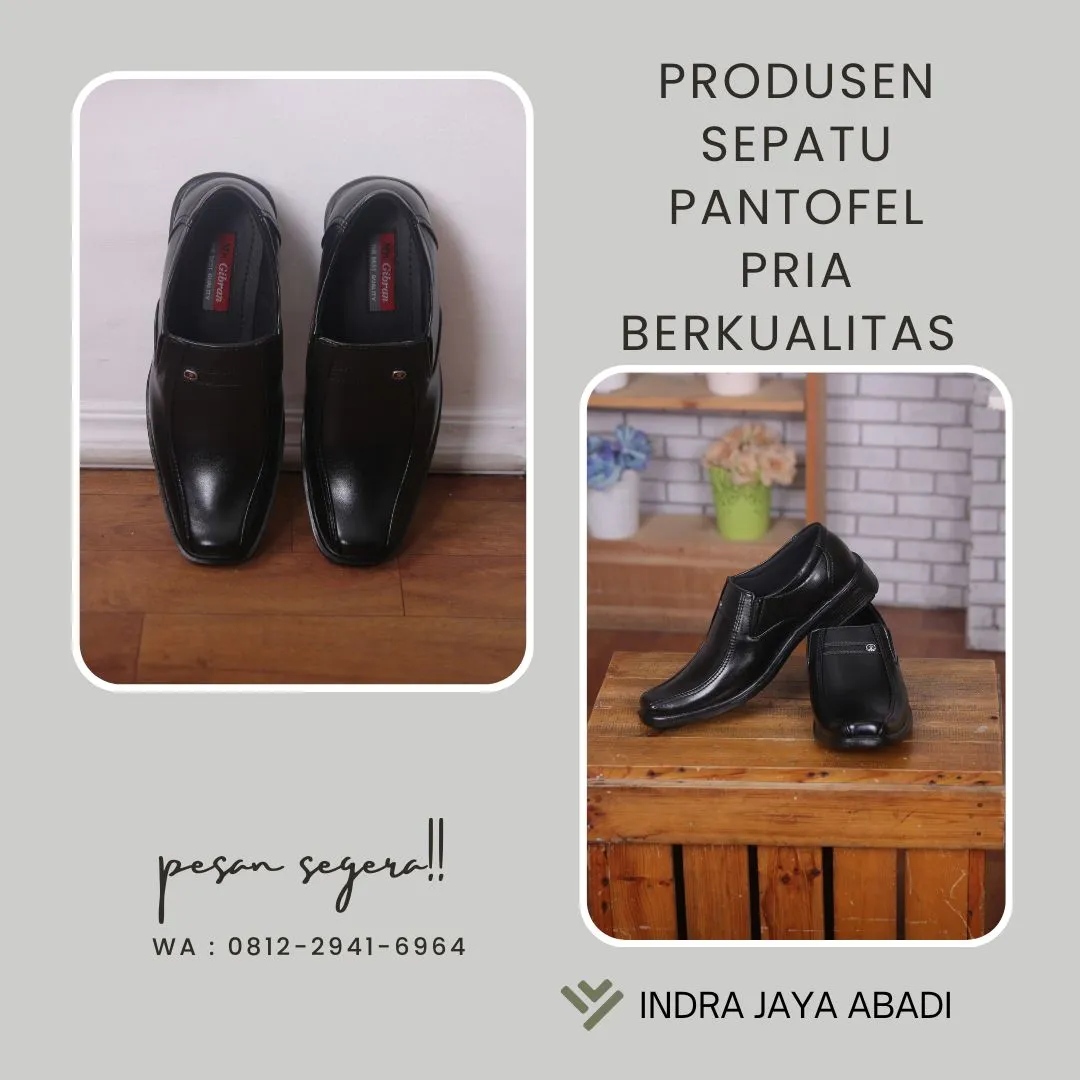 Produksi Sepatu Pantofel Pria Berkualitas Kepahiang, Bengkulu