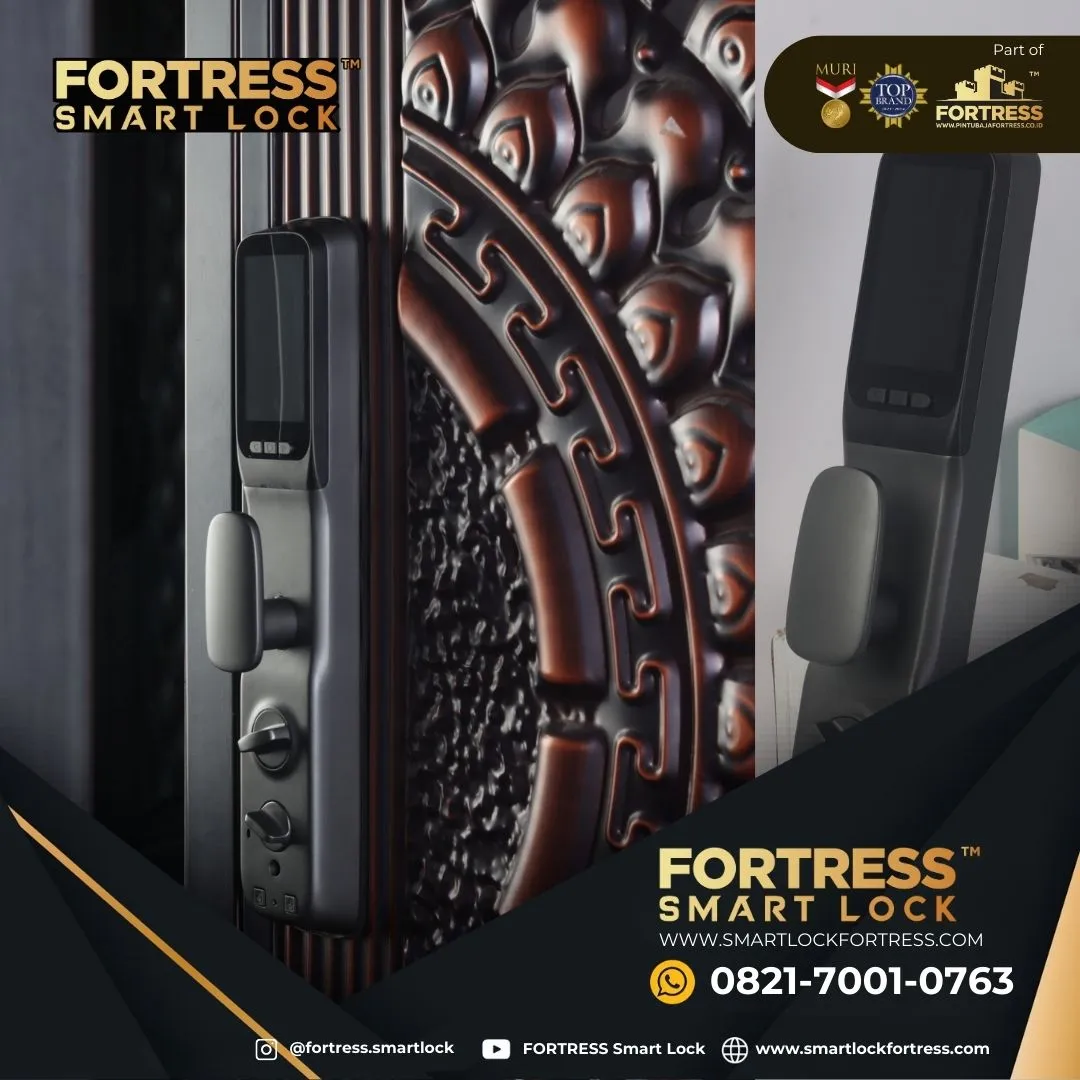 (FORTRESS) Smart Lock Door Untuk Pintu Kupu Tarung Di Mempawah