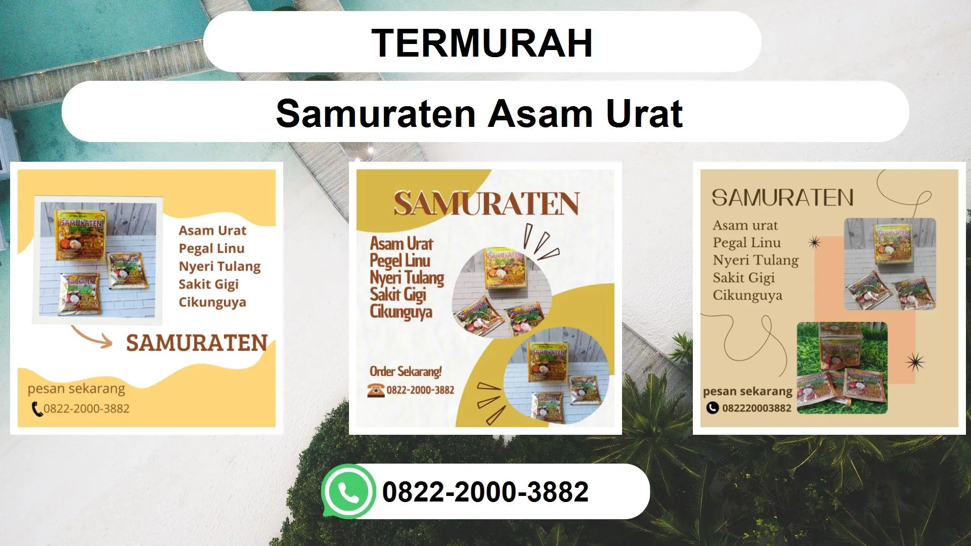 TERMURAH, 0822-2000-3882 DISTRIBUTOR Samuraten Asam urat Salatiga
