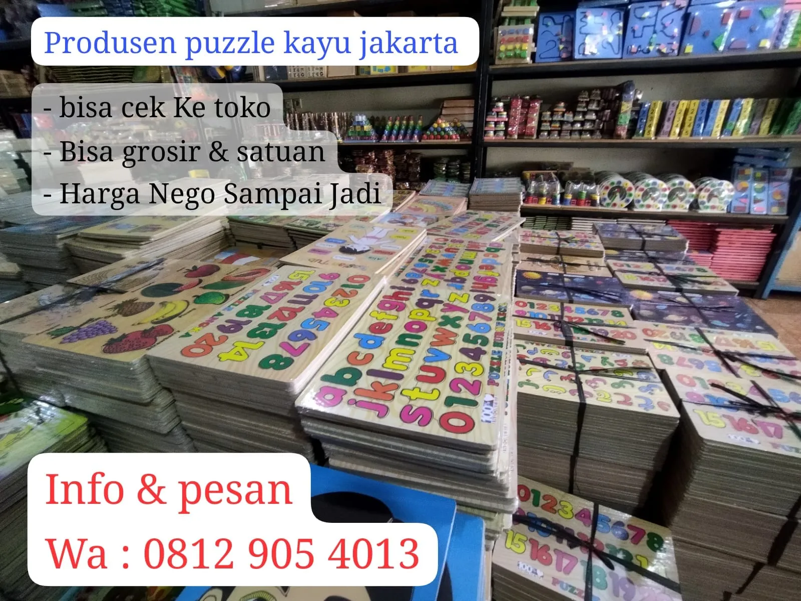 JUAL PUZZLE EDUKASI MURAH COD JAKARTA 2025