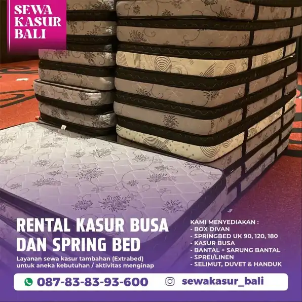 Rental Kasur Bali | WA/Telp. : 0878 3839 3600