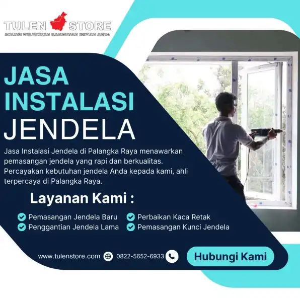 WA 0822 5652 6933 Jasa Instalasi Jendela di Palangka Raya