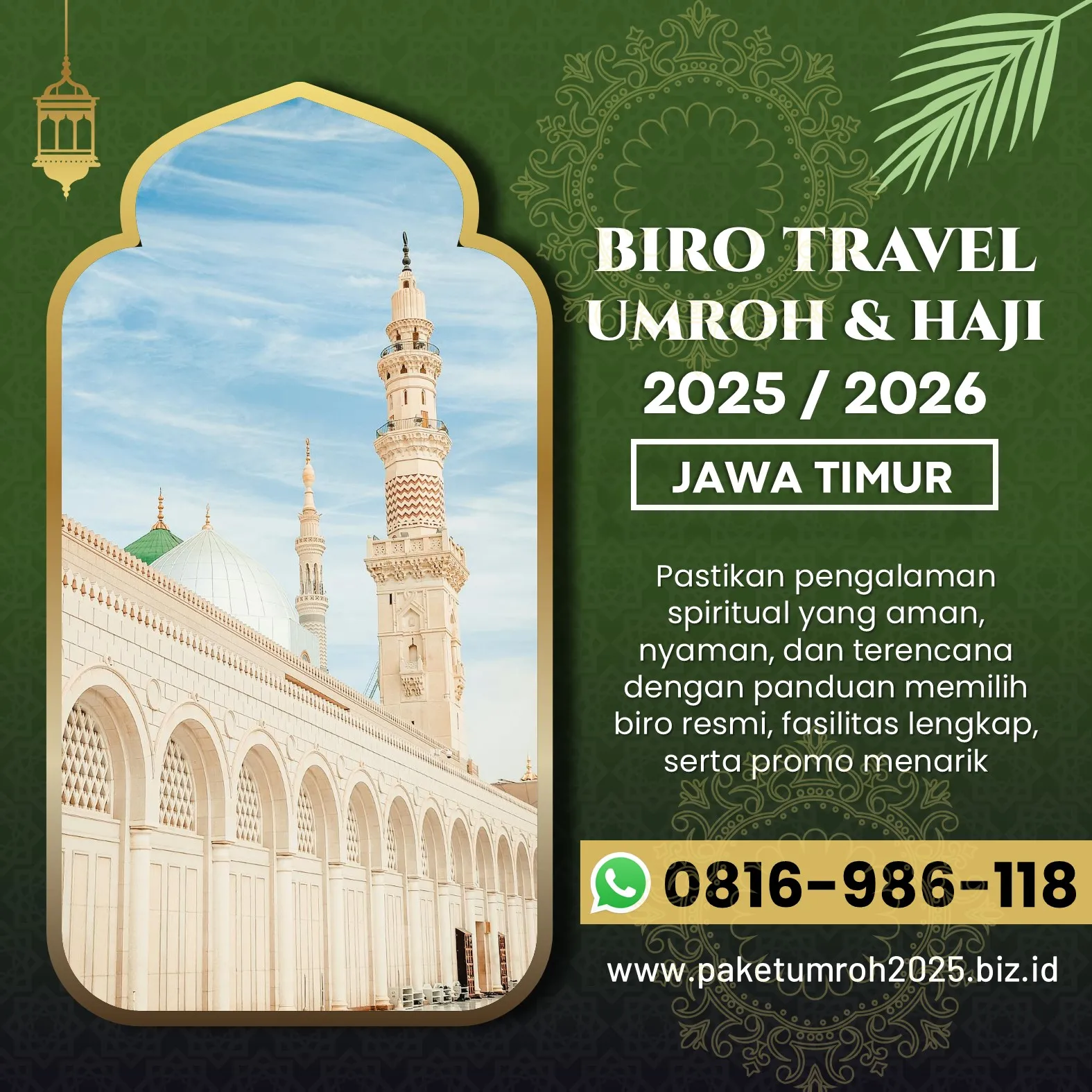 Travel Umroh Syawal 2025 Binangun Blitar AL Bahjah