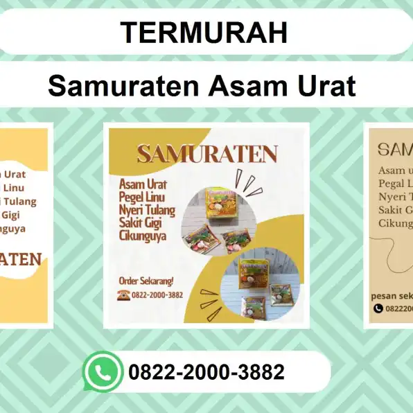 TERMURAH, 0822-2000-3882 DISTRIBUTOR Samuraten Asam urat Serang