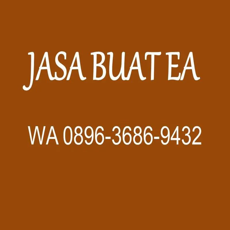 Pesan Ea Tragah , WA 0896+3686+9432