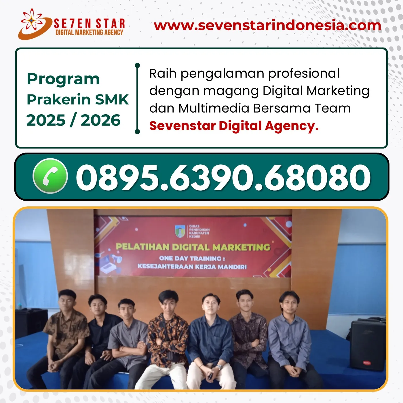 WA 0895-6390-68080 Lowongan Magang Mahasiswa Sistem Informasi UNMER Malang