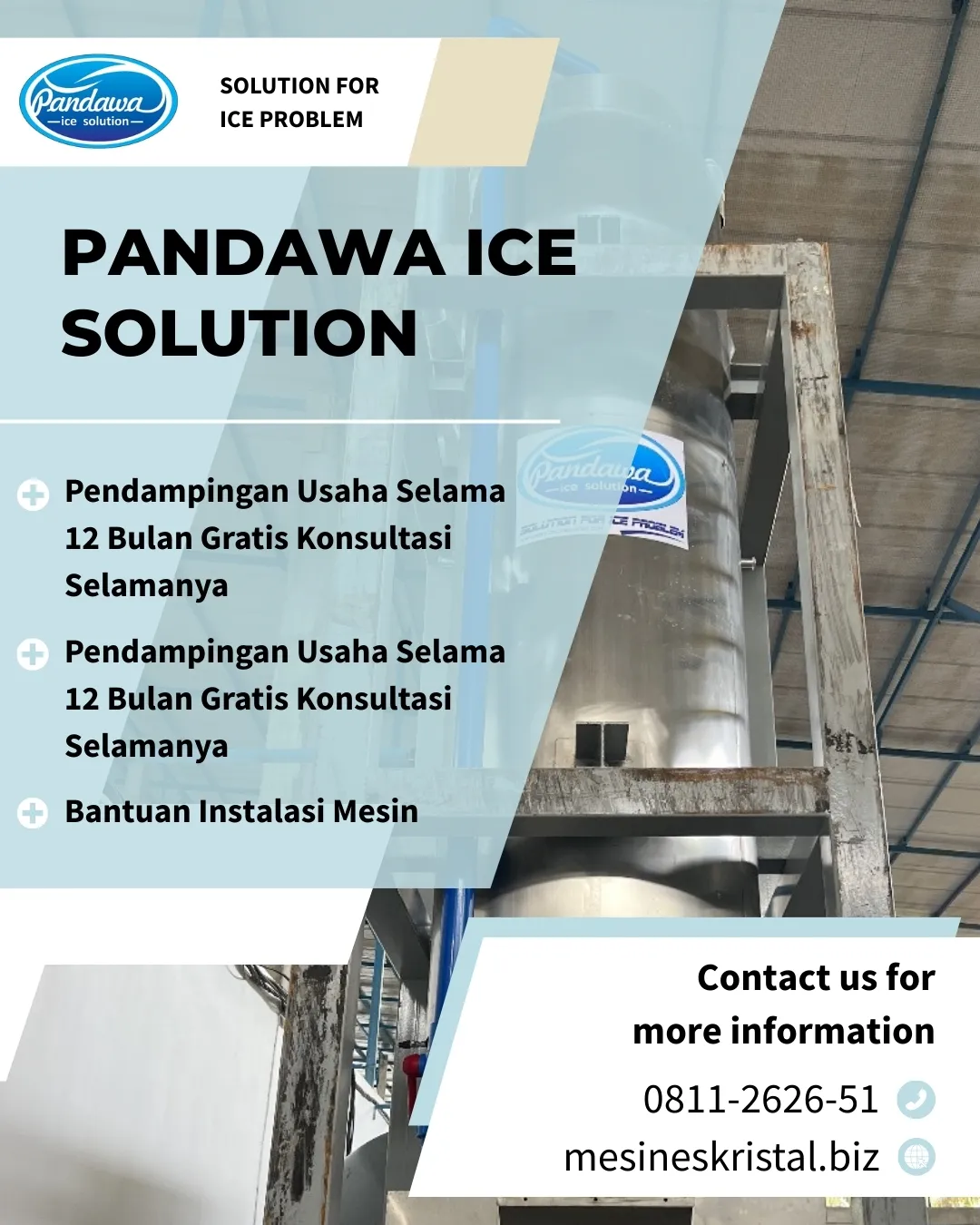 HARGA MESIN ES BATU KRISTAL, BAUBAU, SULTRA