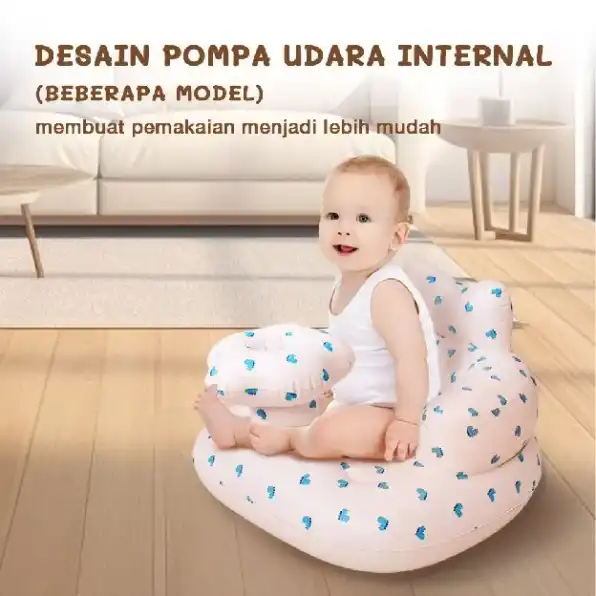 Sofa Bayi Belajar Sofa Tiup Kursi Pompa Bayi Kursi Makan Bayi Belajar Duduk Makan Main Dan Mandi Coc