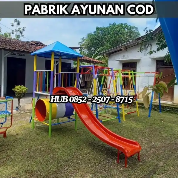 Hub 0852-2507-8715 DIJAMIN AMAN ! ayunan besi bulat besar Dan mainan playground Kec Karimunjawa Jepara Bayar COD Free Ongkir