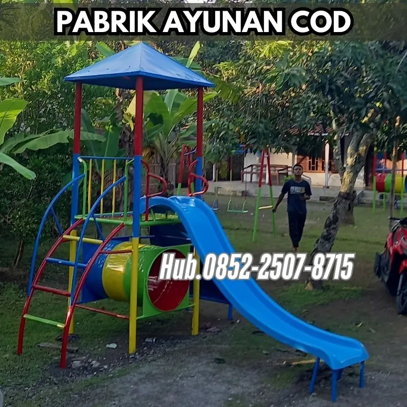 Hub 0852-2507-8715 TERBAIK ! ayunan besi depan rumah Dan mainan outdoor tk Kec Karangdadap Pekalongan  Bayar COD Free Ongkir