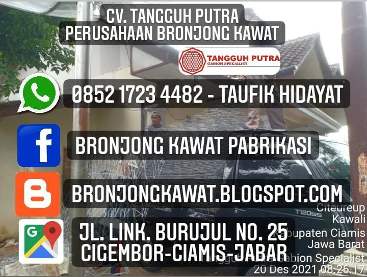 Promo !!! 085217234482, Harga Jual Bronjong Kawat di Pakisaji, Malang