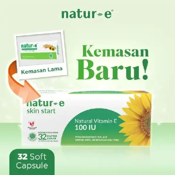 Natur-E Daily Nourishing Vitamin-E 100 IU White kapsul