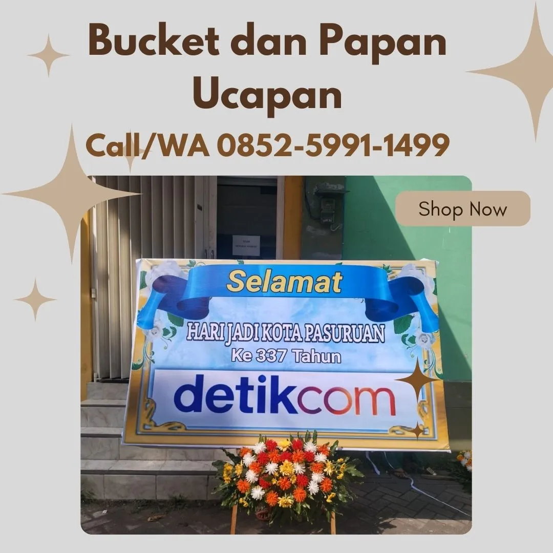 Jual Papan Bunga Ucapan Wisuda Pasuruan