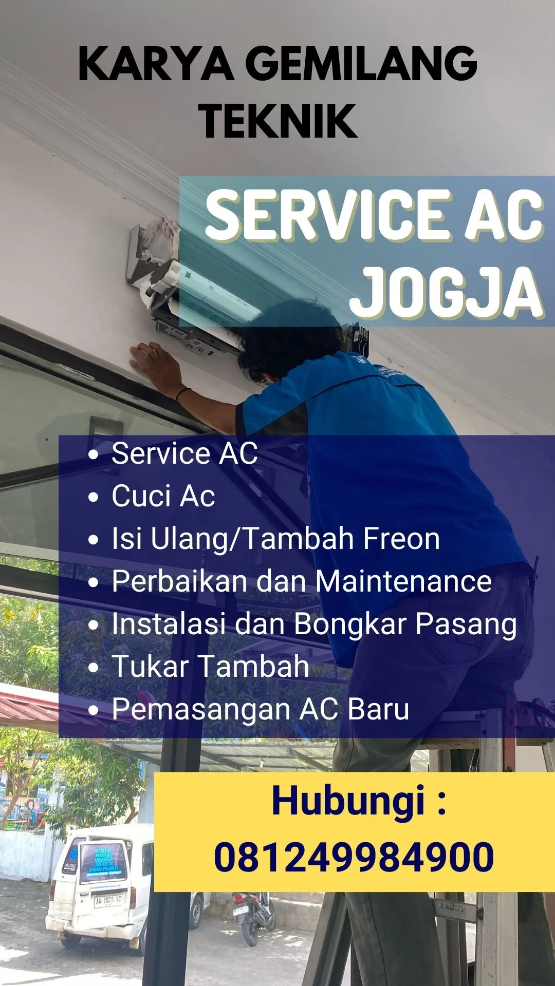 Service AC, Cuci AC, Pasang AC di Loano Purworejo