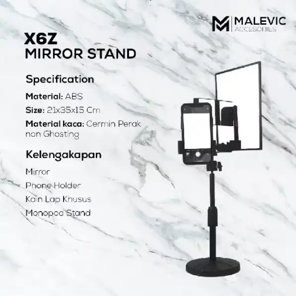 MIRROR STAND / KACA BERDIRI LIVE / ALAT KACA UNTUK LIVE / ALAT VIRAL KACA LIVE / ALAT UNTUK LIVE