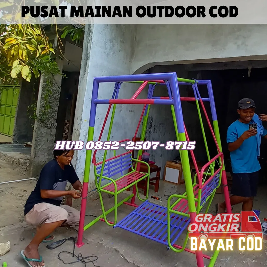 Inspirasi ayunan besi pakai atap Cocok Untuk Taman Rumah Kekinian Kec Konang Bangkalan