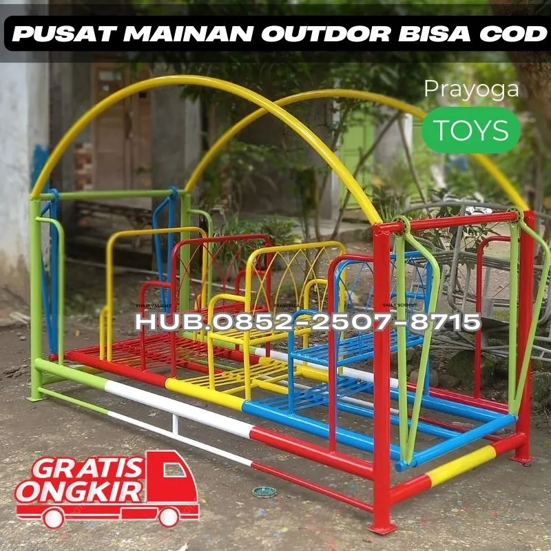 Inspirasi ayunan besi modern Dan Mainan Besi TK Kec Rejotangan Tulungagung