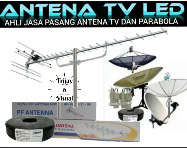 teknisi jasa ahli agen pasang antena TV digital dan service parabola gunung Kaler Jayanti Jambe