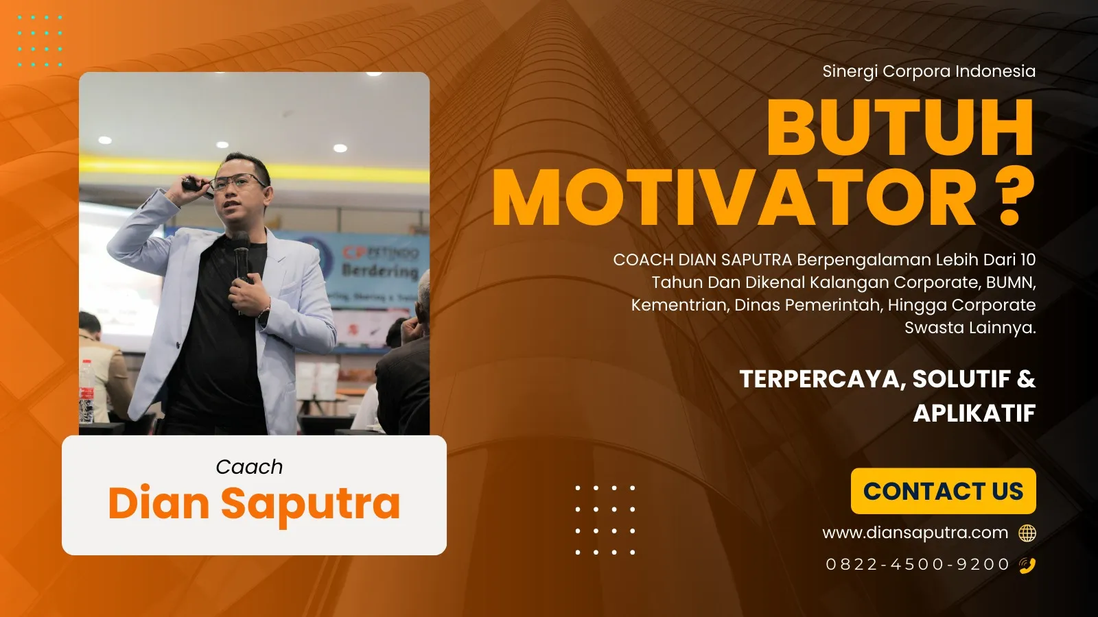 Motivator Purworejo & Solutif, Dian Saputra