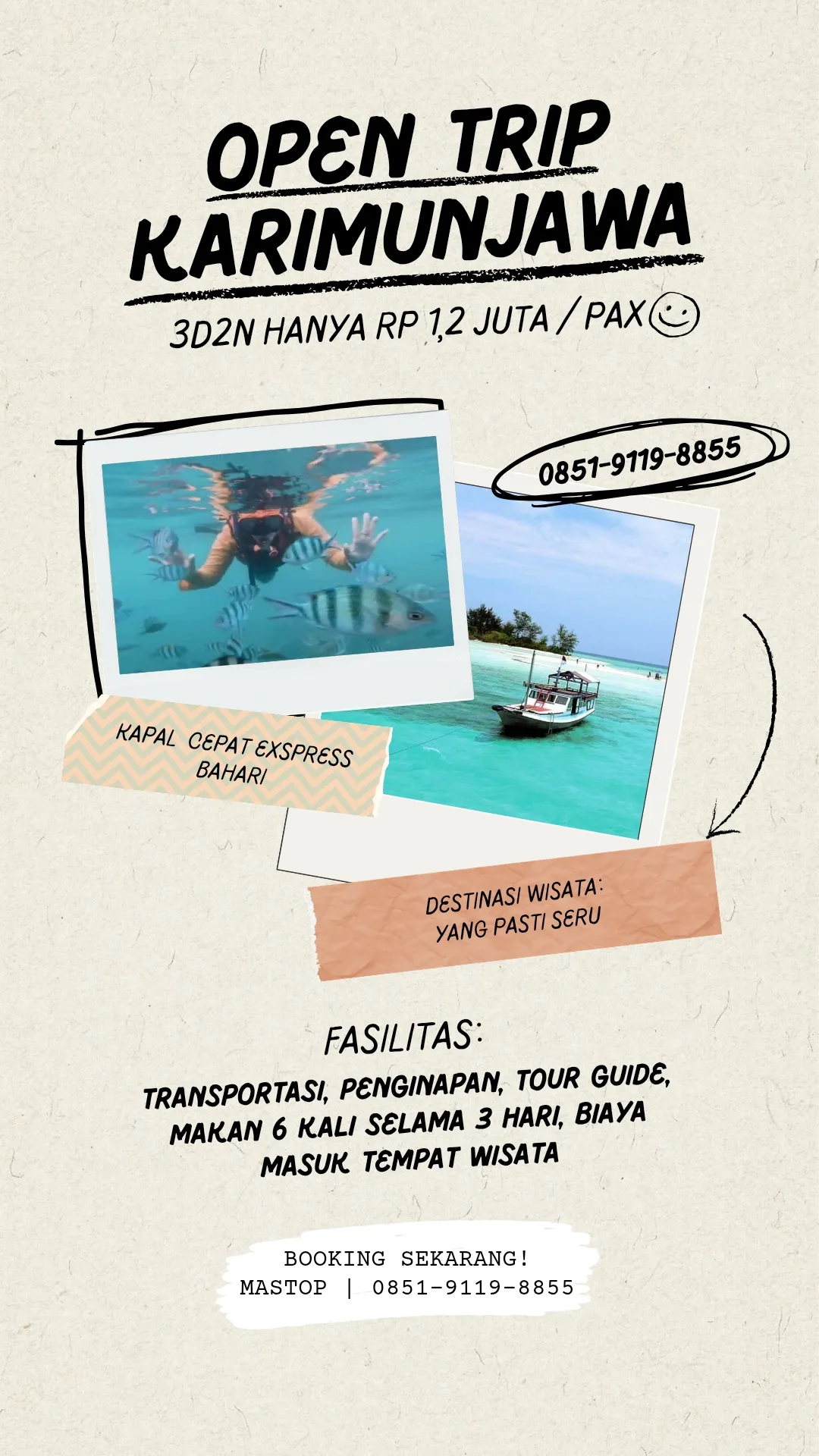 Budget Perjalanan Karimunjawa 3 Hari 2 Malam Untuk Pasangan Solo Karimunjawa Bagus