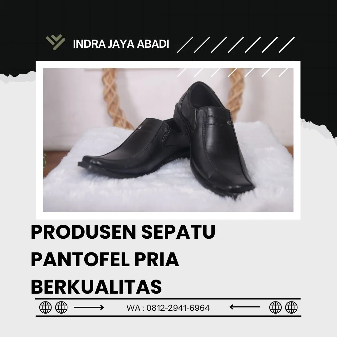 Pusat Sepatu Pantofel Pria Berkualitas Pesawaran, Lampung