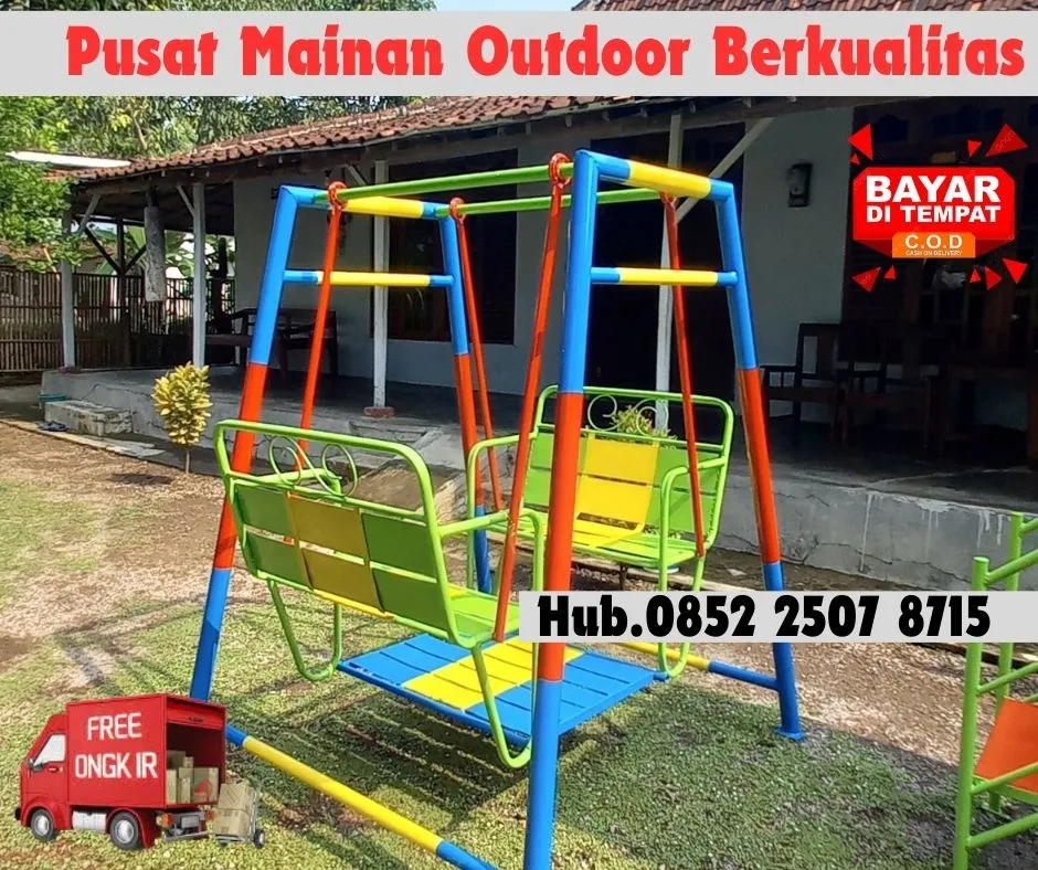 Hub 0852-2507-8715 TERPECAYA !! Perosotan Anak Tk Dan Mainan Tk Dari Besi Kec Wedi Klaten Bayar COD Free Ongkir