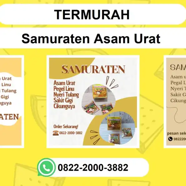 TERMURAH, 0822-2000-3882 DISTRIBUTOR Samuraten Asam urat Kuningan