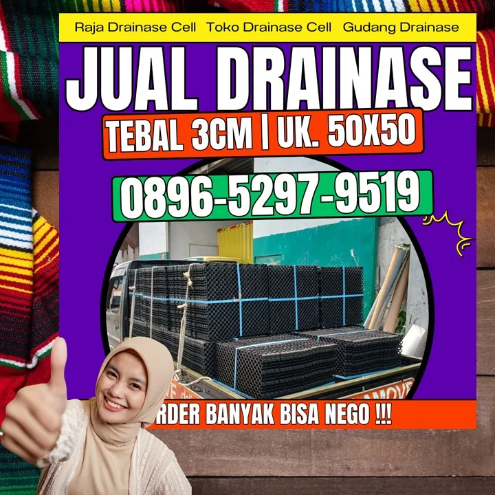 896-5297-9519 (Bu Diana) Harga Drainage Cell Medan Lahewa Timur - Barokah Grass