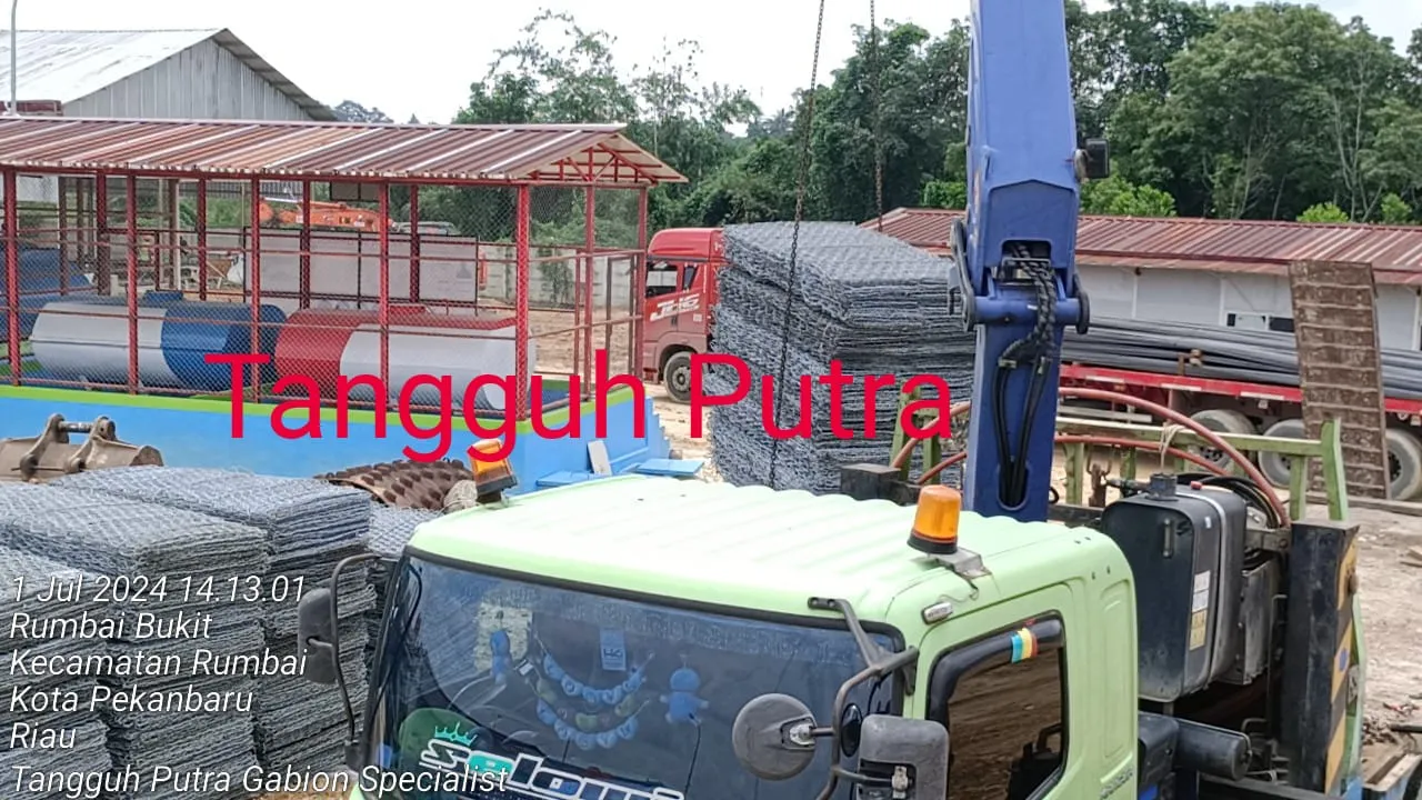 Murah, Pabrik Bronjong Kawat Maccaferri di Enok, Riau