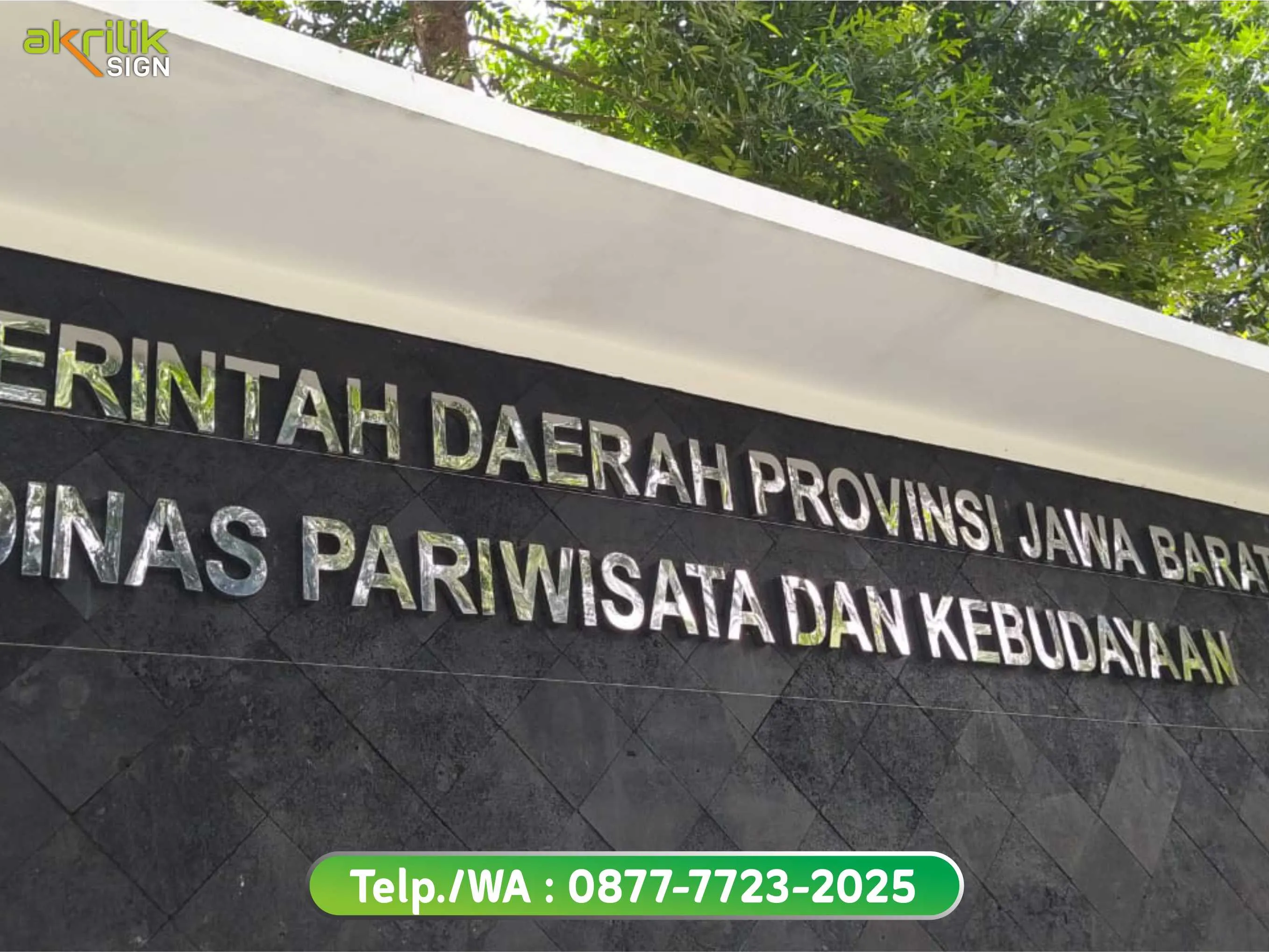 Huruf Timbul Stainless Bandung dan Cimahi