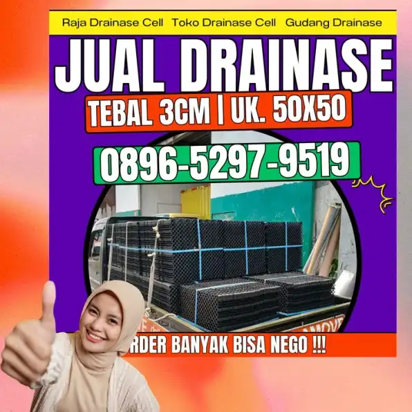 0896-5297-9519 (WA), Agen Drainage Cell Palembang Plakat Tinggi