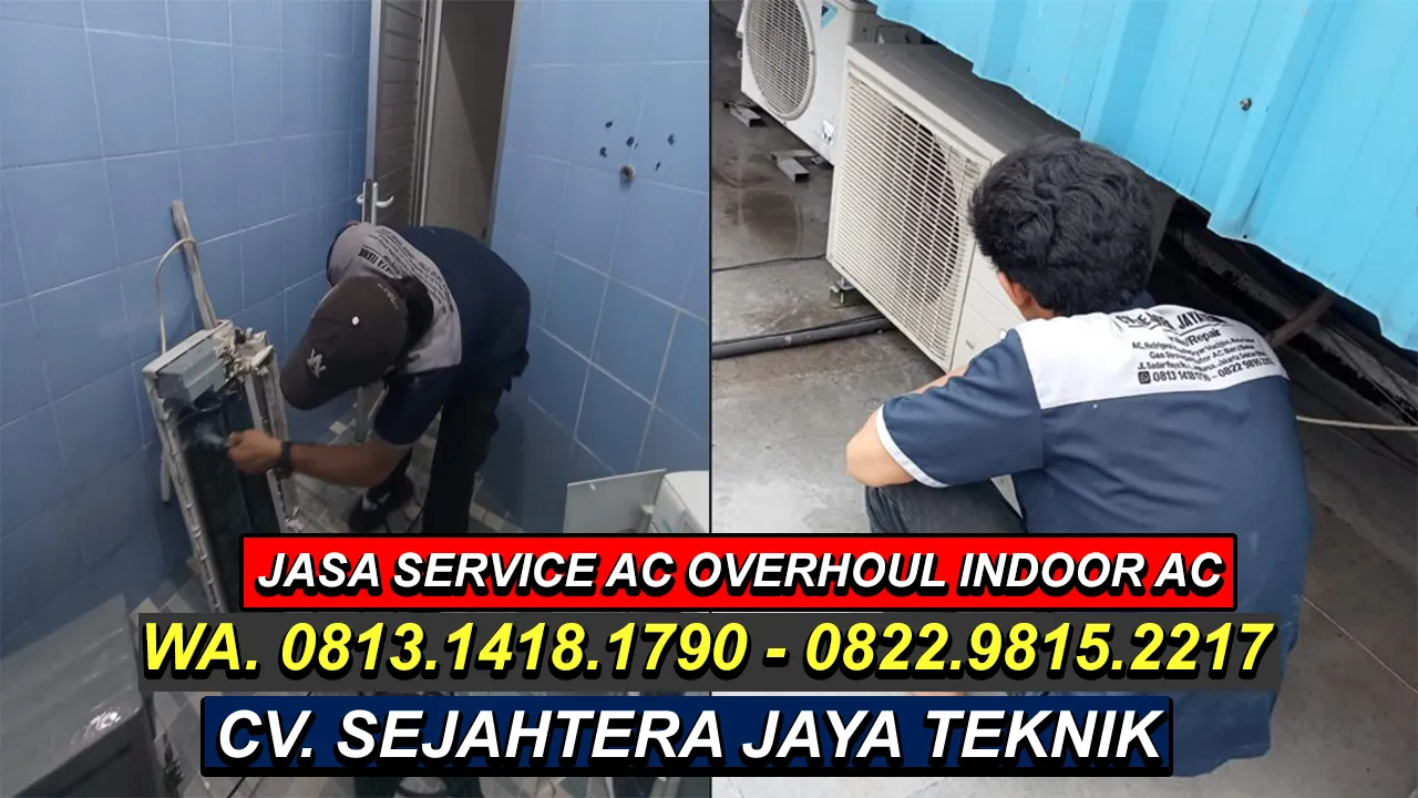 WA. 0822.9815.2217 - 0813.1418.1790 Jasa Service AC, Cuci AC, Bongkar Pasang AC Pondok Melati, Pondok Melati, Bekasi Terdekat – CV. Sejahtera Jaya Teknik