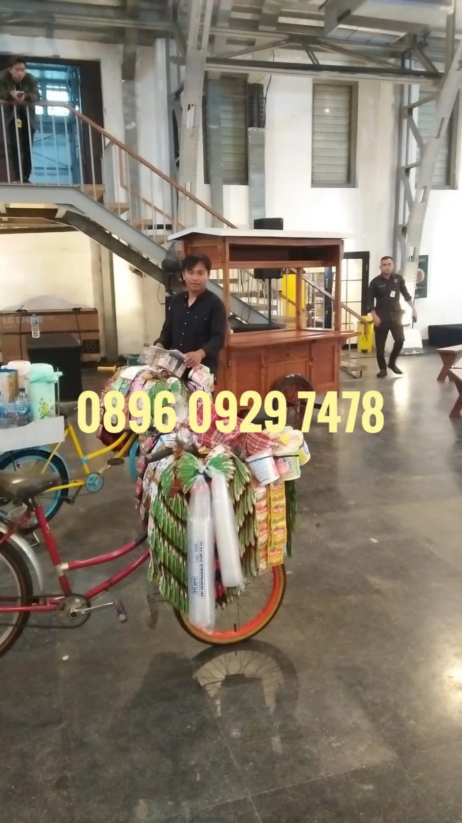 sewa gerobak kayu murah jakarta pusat