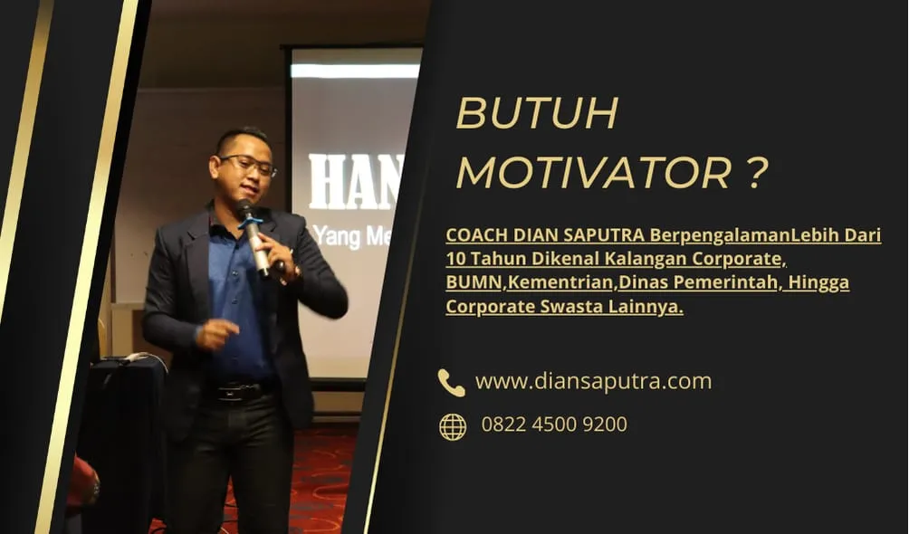 Motivator Sidoarjo, Terpercaya & Solutif, Dian Saputra