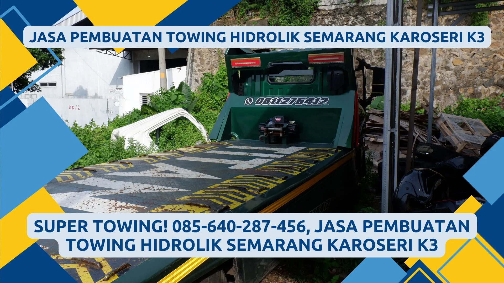 Super Towing, Jasa Pembuatan Towing Hidrolik Semarang Karoseri K3