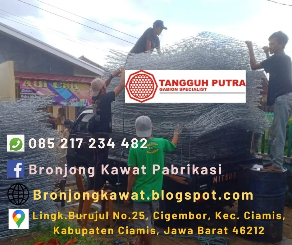 Promo !!! 085217234482, Harga Jual Bronjong Kawat di Pakisaji, Malang