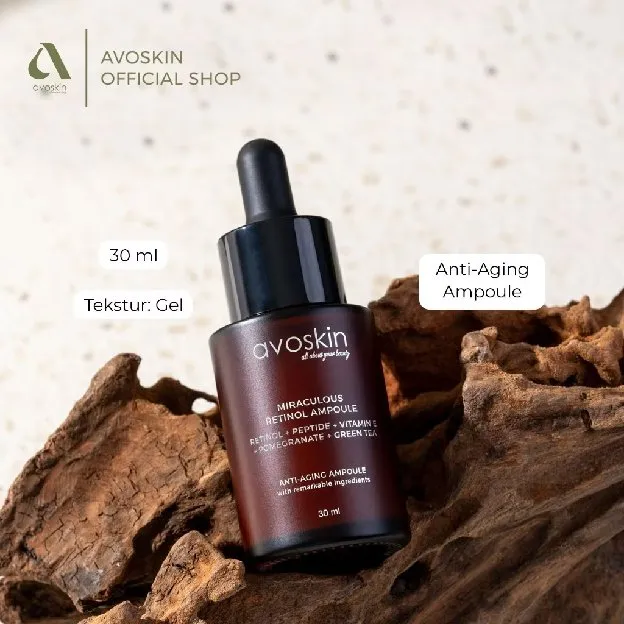 Ampoule Avoskin Miraculous Retinol 30ml-Anti Aging & Samarkan Kerutan