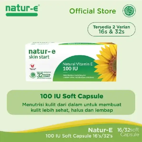 Natur-E Daily Nourishing Vitamin-E 100 IU White kapsul