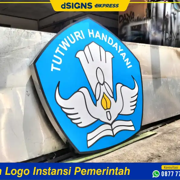 Logo Huruf Timbul Sekolah/ Logo Tut Wuri Handayani