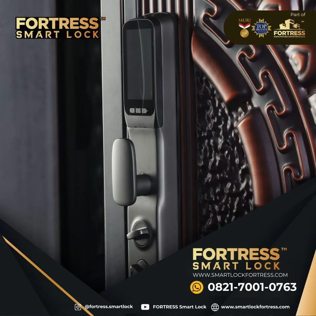 (FORTRESS) Smart Lock Door Untuk Pintu Double Di Melawi