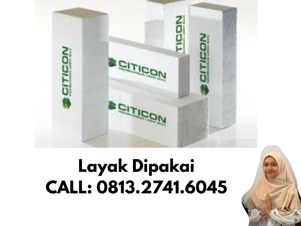 FREE MORTAR! Bata Ringan Citicon Kudus Kudus